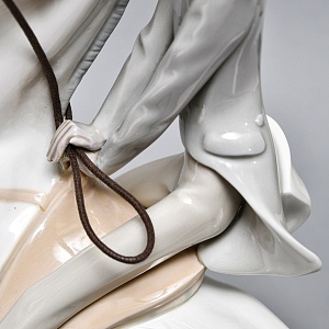 Коллекционная Фарфоровая статуэтка «Всадник», Lladro / Лядро Испания, 1969 - 1985 годы.