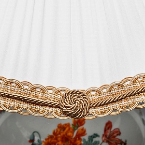 Настольная Электрическая Лампа - Светильник «Цветущий Сад» Фарфор Kaiser, Германия 80 -е годы ХХ века. 