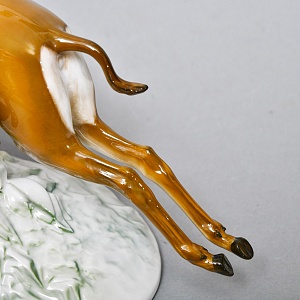 Коллекционная Фарфоровая статуэтка «Бегущие газели», ROSENTHAL Германия - 1936 год. 