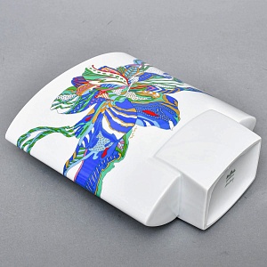 Декоративный комплект - Две Вазы и Блюдо из коллекции TASCA, Фарфор Rosenthal Германия, 80-е годы.