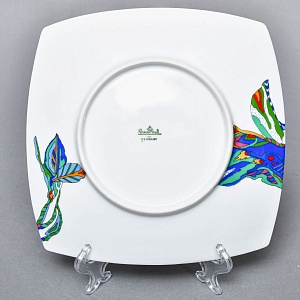 Декоративный комплект - Две Вазы и Блюдо из коллекции TASCA, Фарфор Rosenthal Германия, 80-е годы.