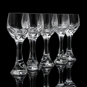 Редкость! Хрустальные Бокалы - Фужеры для Вина серия «Neptune», BACCARAT, Франция, 80 -гг. 