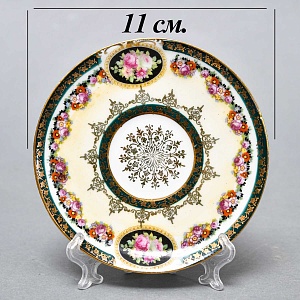 Антикварная Фарфоровая Кофейная пара «Две нимфы и путти», Erdmann Schlegelmilch Германия. 