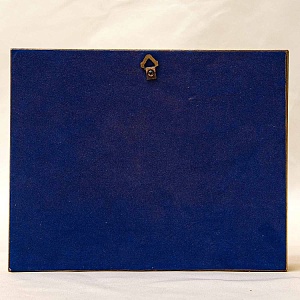 Картина - Пейзаж - Миниатюра «Городская улица - Дилижанс», Доска, Масло, Германия 80 -е ХХ века.