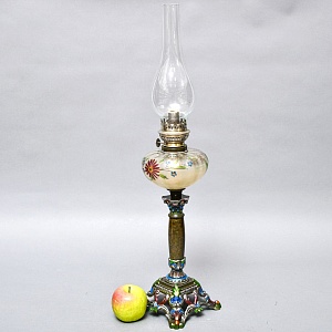 Антикарная Керосиновая Лампа с Механизмом Hersteller Berlin, Германия 1920 -1925 год.