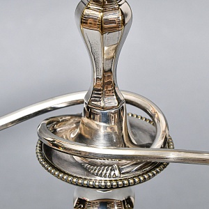 Пара Больших Антикварных Канделябров Подсвечников Silverplated, SHEFFIELD Англия начало ХХ век.