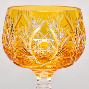 Редкость! Хрустальные Рюмки 4-е штуки серия «FLIRT», Knittel FAKIRIS Германия, 60 -е годы ХХ века.