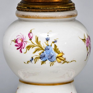 Старинная Керосиновая Фарфоровая Лампа MATADOR Ludwigsburg Германия, начало ХХ века.