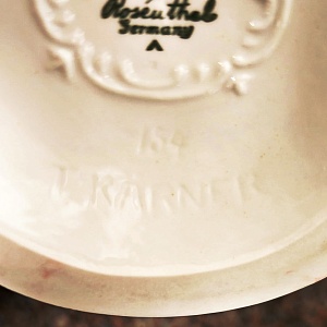 Коллекционная Фарфоровая статуэтка «Попугай Сине-Желтый АРА», ROSENTHAL Германия - 1936 год. 