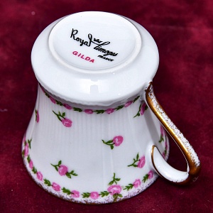 Коллекционная Кофейная пара серия «Gilda», Фарфор Royal Limoges Франция.