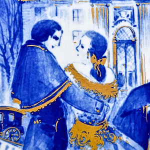  Коллекционная Фарфоровая Тарелка - Блюдо «Летучая мышь», MEISSEN Германия - 2007 год.