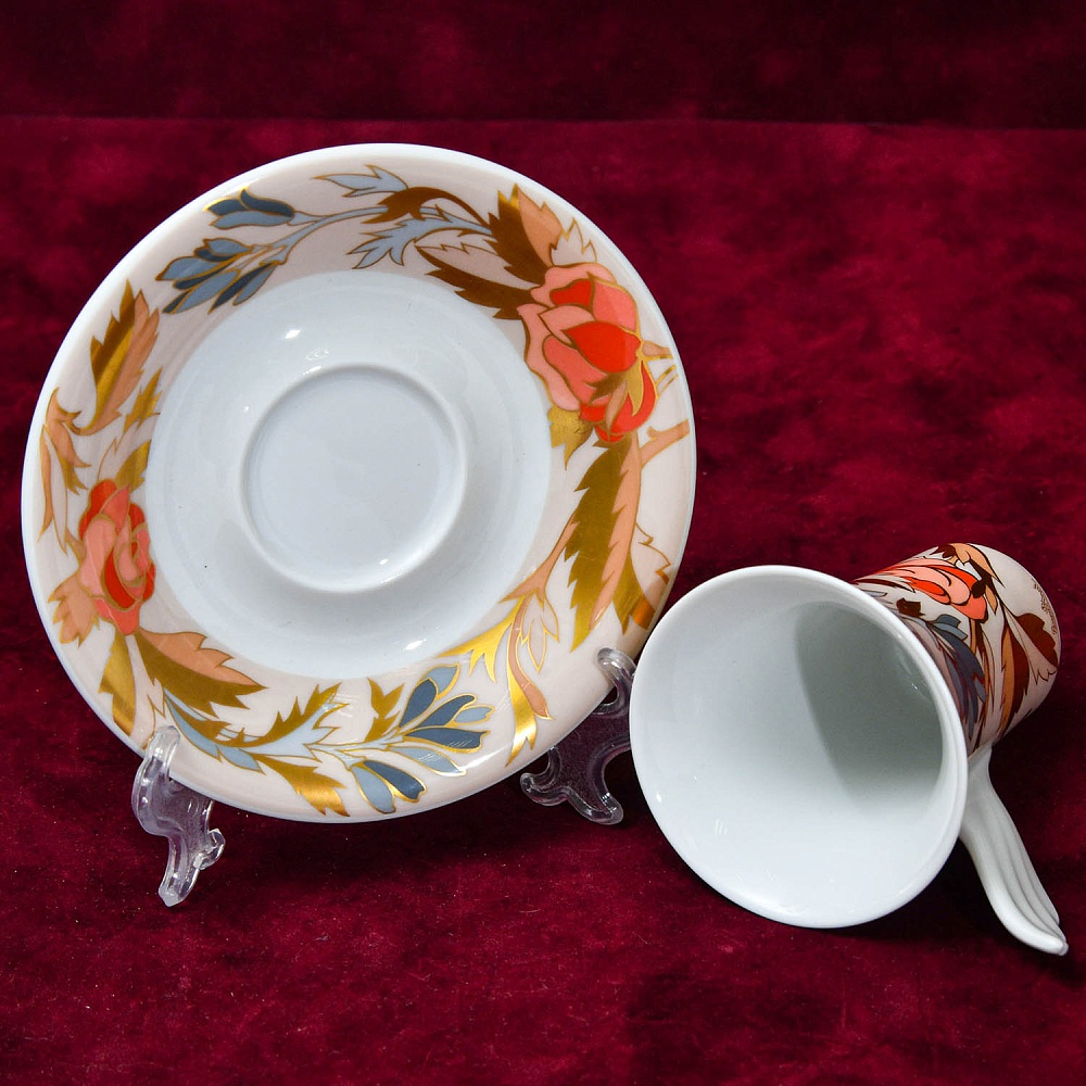 Авторская Коллекционная Кофейная Пара «Миф», фарфор Rosenthal, Германия.