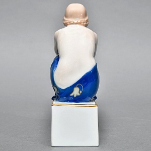 Антикварная Фарфоровая статуэтка «Девушка с виноградом», ROSENTHAL Германия, 1923 - 1933 годы. 