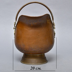 Небольшой Каминный Медный Зольник - Кашпо, Англия первая половина ХХ века!