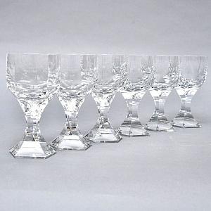 Редкость! Хрустальные Бокалы - Фужеры для Вина серия «Mercury», BACCARAT, Франция, 80 -гг. 