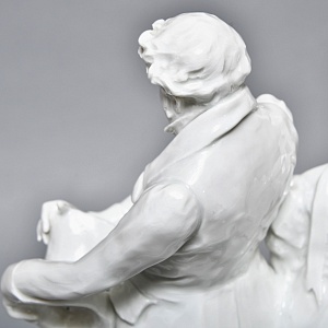 Антикварная Фарфоровая статуэтка «Дама с кавалером. Размолвка», ROSENTHAL Германия - 1926 год. 