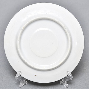 Антикварная Фарфоровая Кофейная пара «Две нимфы и путти», Erdmann Schlegelmilch Германия. 