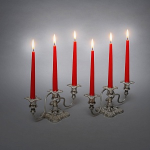 Пара Антикварных Канделябров Подсвечников Silverplated, SHEFFIELD Англия начало ХХ век.