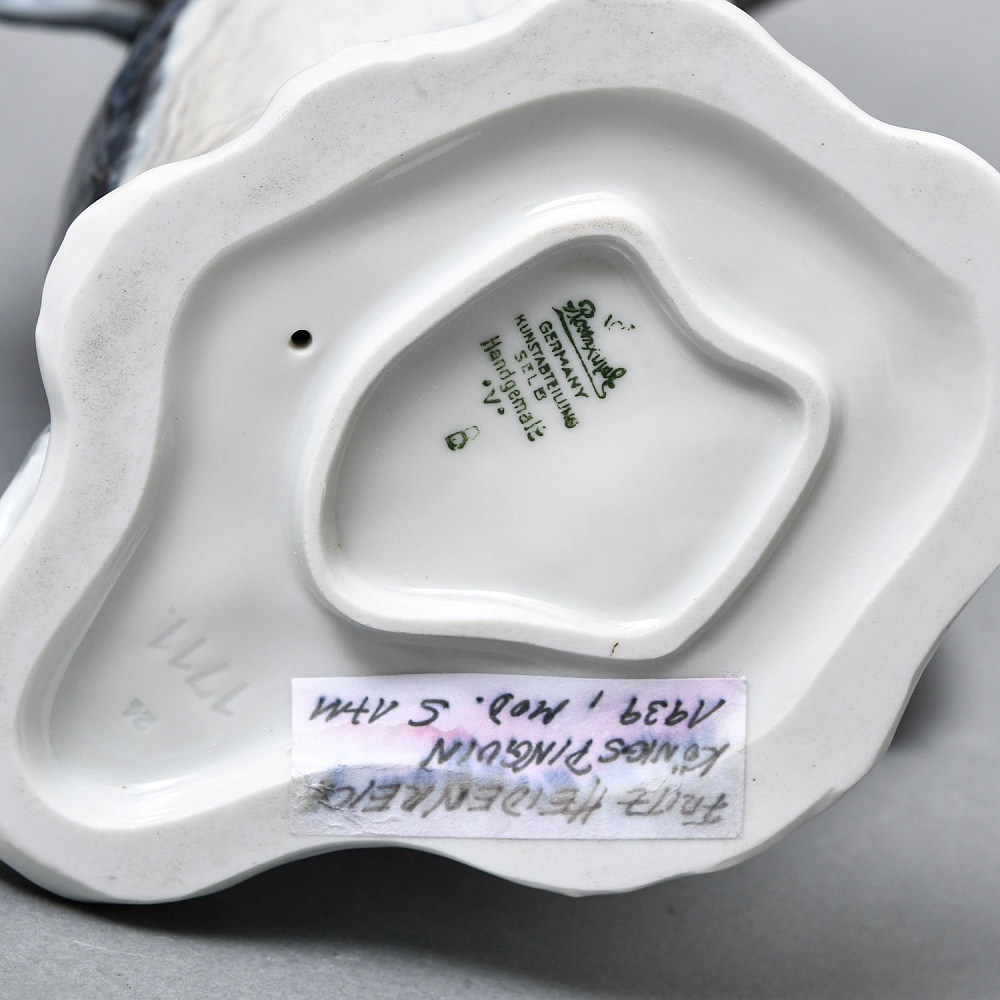 Авторские Парные Фарфоровые статуэтки «Королевские Пингвины», Rosenthal Германия - 1939 год.  