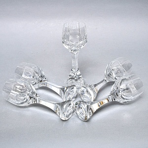 Редкость! Хрустальные Бокалы - Фужеры для Вина серия «Neptune», BACCARAT, Франция, 80 -гг. 