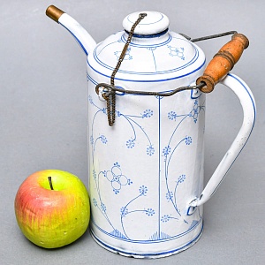 Антикварный Эмалированный Бидон - Канистра для Бензина на 2 литра. Германия 1914 год.