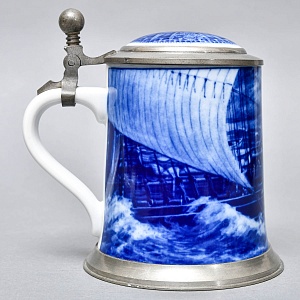 Коллекционная Пивная Кружка «Барк „Фюрст Бисмарк“ в Ревущих Сороковых», Berlin Design Германия -1979 год.