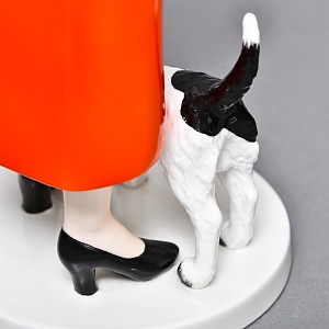 Большая Коллекционная Фарфоровая статуэтка «Сеньора Сант Анжело», GOEBEL Германия. 