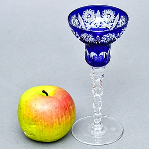 Элегантный Хрустальный Подсвечник на одну свечу, JOSKA BODENMAIS Германия, конец 60-х гг. 