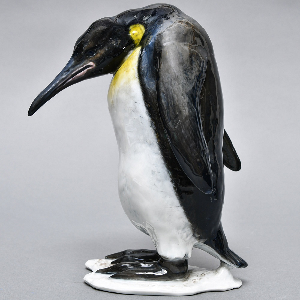 Авторские Парные Фарфоровые статуэтки «Королевские Пингвины», Rosenthal Германия - 1939 год.  