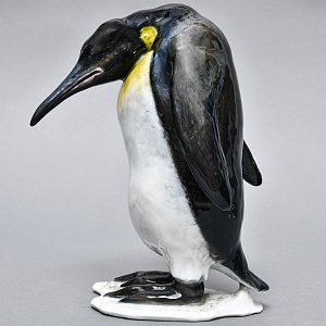 Авторские Парные Фарфоровые статуэтки «Королевские Пингвины», Rosenthal Германия - 1939 год.  