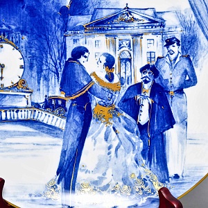  Коллекционная Фарфоровая Тарелка - Блюдо «Летучая мышь», MEISSEN Германия - 2007 год.