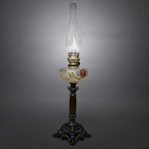 Антикарная Керосиновая Лампа с Механизмом Hersteller Berlin, Германия 1920 -1925 год.