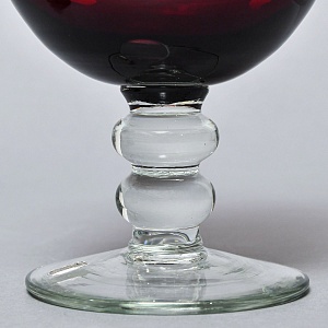 Набор Графин и Рюмки «Рубиновый Хрусталь», Tirgu-Mures Германия, 50 -е годы ХХ века.