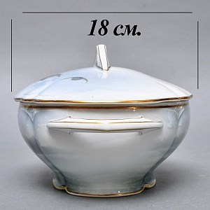 Столовый Фарфоровый сервиз «Охота» на 12 персон, Kaestner Saxonia Германия, первая половина ХХ века.