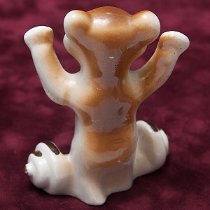 Коллекционный Триптих - Фарфоровые Статуэтки «Мишки - Олимпийцы», СССР Полонне ЗХК. 