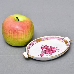 Небольшая Фарфоровая пепельница - мелочевница «APPONYI PURPUR», HEREND Венгрия. 