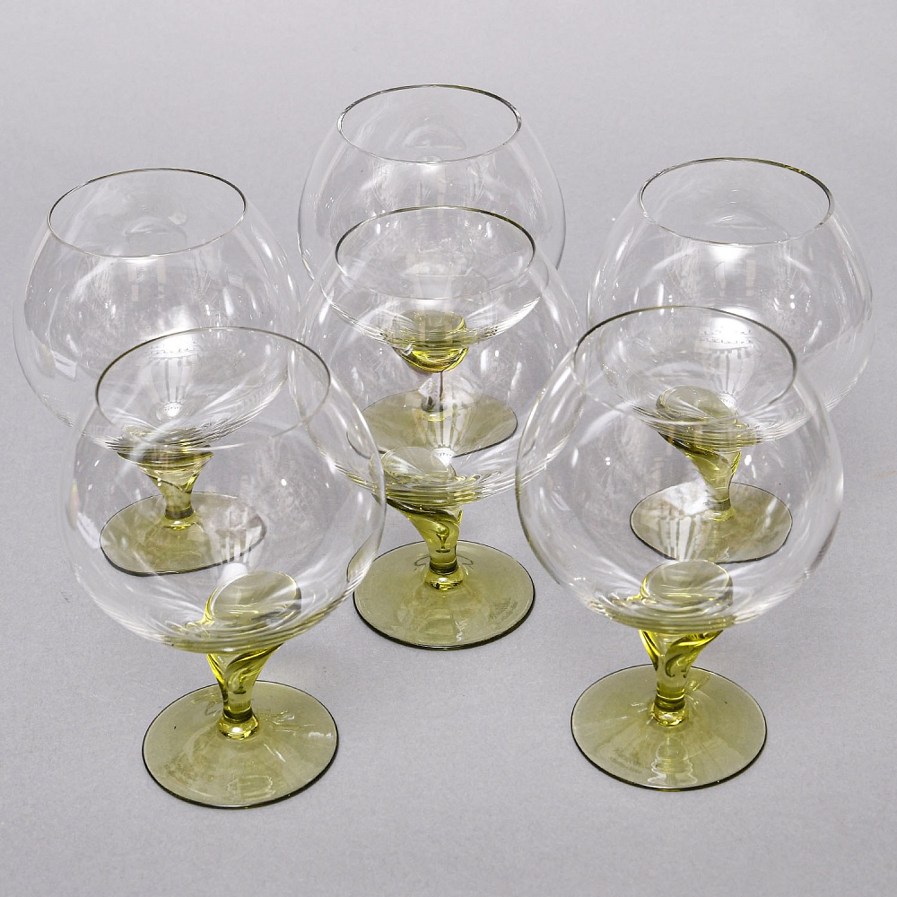 Бокалы для Коньяка «Papyrus», Хрусталь Rosenthal Studio Line, Германия -1960 - 1969 годы.
