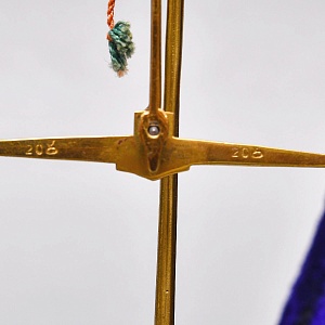 Ювелирные Антикварные Настольные весы с разновесами в футляре, Англия, начало ХХ века! 