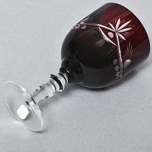 Набор Графин и Рюмки «Рубиновый Хрусталь», Tirgu-Mures Германия, 50 -е годы ХХ века.