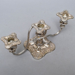 Пара Антикварных Канделябров Подсвечников Silverplated, SHEFFIELD Англия начало ХХ век.