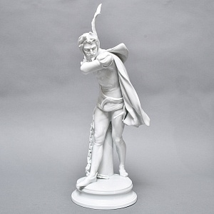  Редкая! Большая Фарфоровая статуэтка «МЕФИСТОФЕЛЬ», Scheibe-Alsbach Германия. 