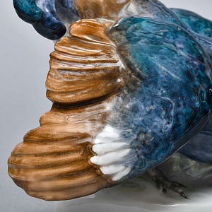 Птица Фарфоровая статуэтка «Охота - Тетерев», Карл Энс / Karl Ens Германия - 1958 год.