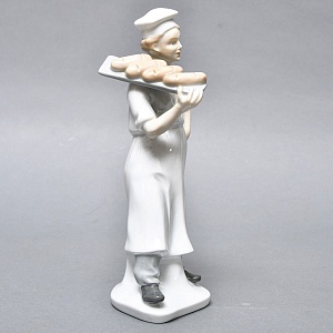 Коллекционная Фарфоровая статуэтка «ПЕКАРЬ», Grafenthal Германия, 1985 - 1990 года.