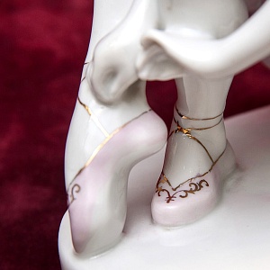 Редкость! Авторская Фарфоровая статуэтка «Юная балерина Татьяна Пилецкая», ЛФЗ СССР 1950–1960 годы. 