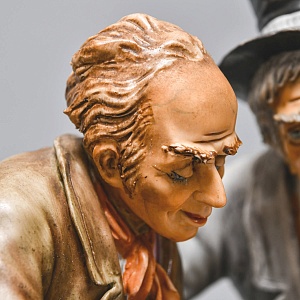 Коллекционная Фарфоровая статуэтка «Уличные Музыканты», SITZENDORF Германия. 