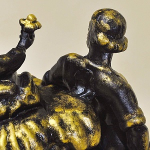 Чугунные Механические Настольные часы «Каменный Цветок», ЧЧЗ - МОЛНИЯ СССР-1967 год. 