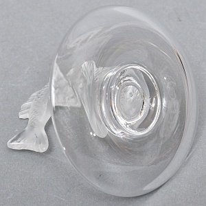 Хрустальная Подставка «РЫБКА» для колец и украшений в стиле Арт Нуво, Laligue Франция.