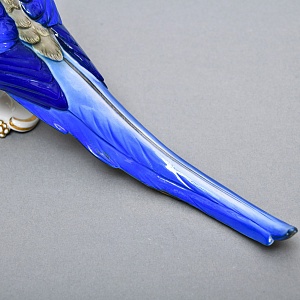 Коллекционная Фарфоровая статуэтка «Попугай Сине-Желтый АРА», ROSENTHAL Германия - 1936 год. 