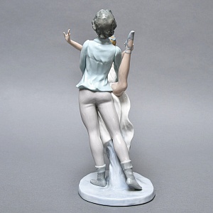 Коллекционная Фарфоровая статуэтка «Балетная пара. Танец», Nao by Lladro Испания, 80-е гг.