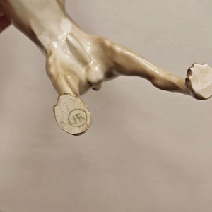 Редкость! Фарфоровая статуэтка  «Собака БОКСЕР», Hutschenreuther Германия, середина ХХ века.